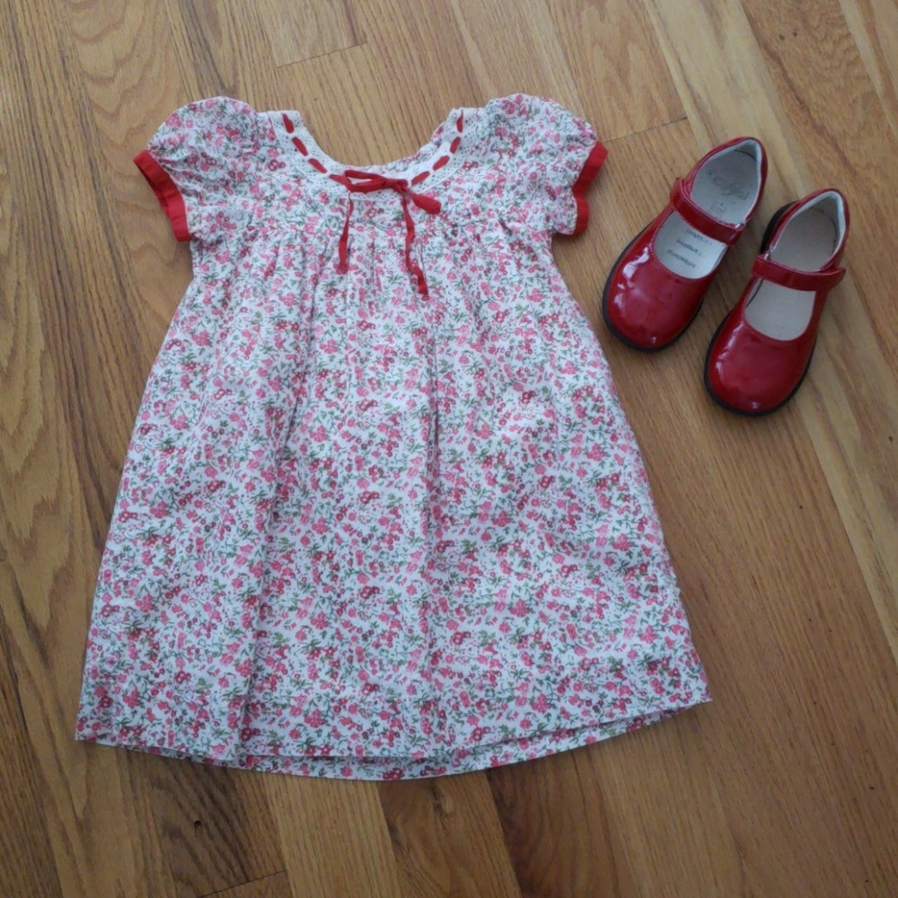 The dragon and the rabbit 2t floral dress